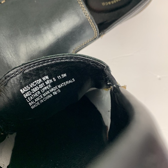 G.H. Bass & Co. Black slip on loafers - Picture 10 of 11